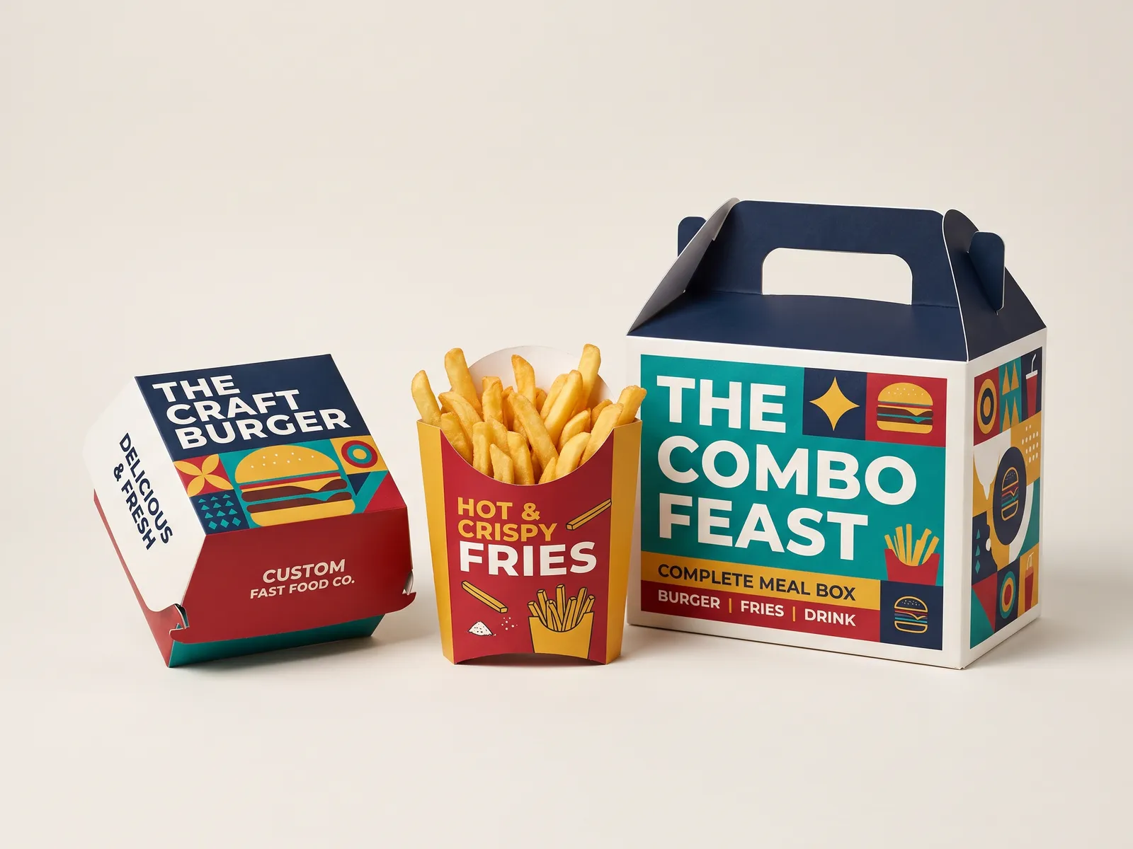 Custom fast food & takeout boxes by Packaging Hippo